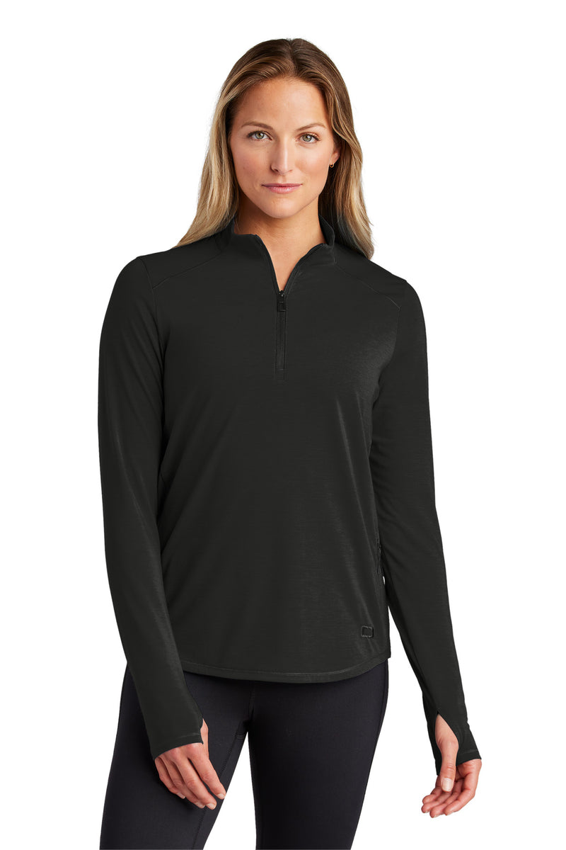OGIO Women's Motion 1/4-Zip - Blacktop