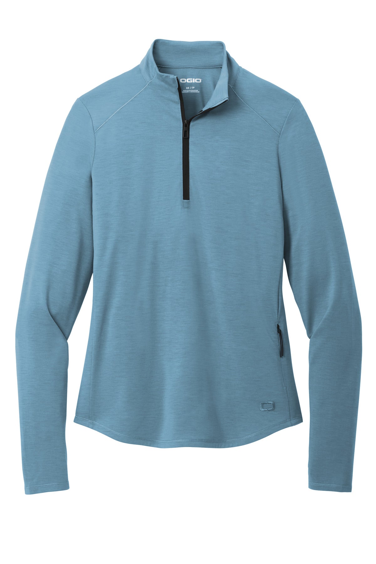 OGIO Women's Motion 1/4-Zip - Blue Mist