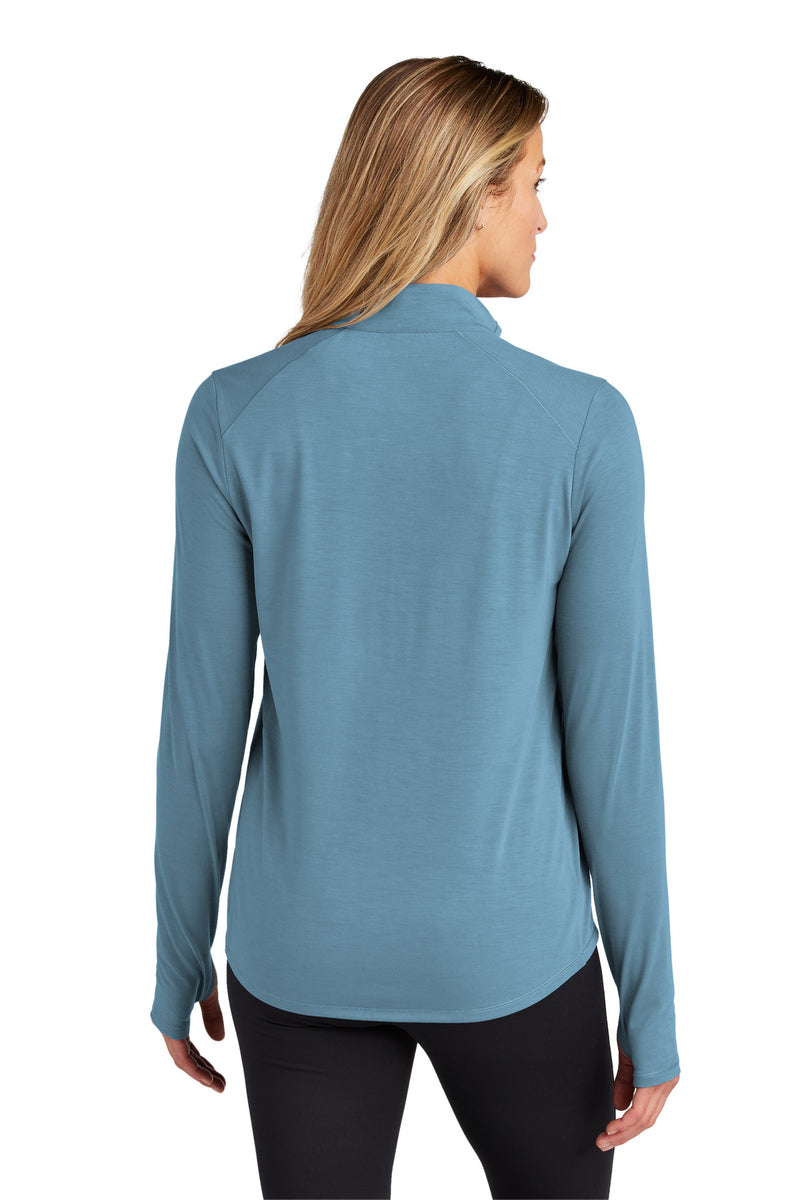 OGIO Women's Motion 1/4-Zip - Blue Mist