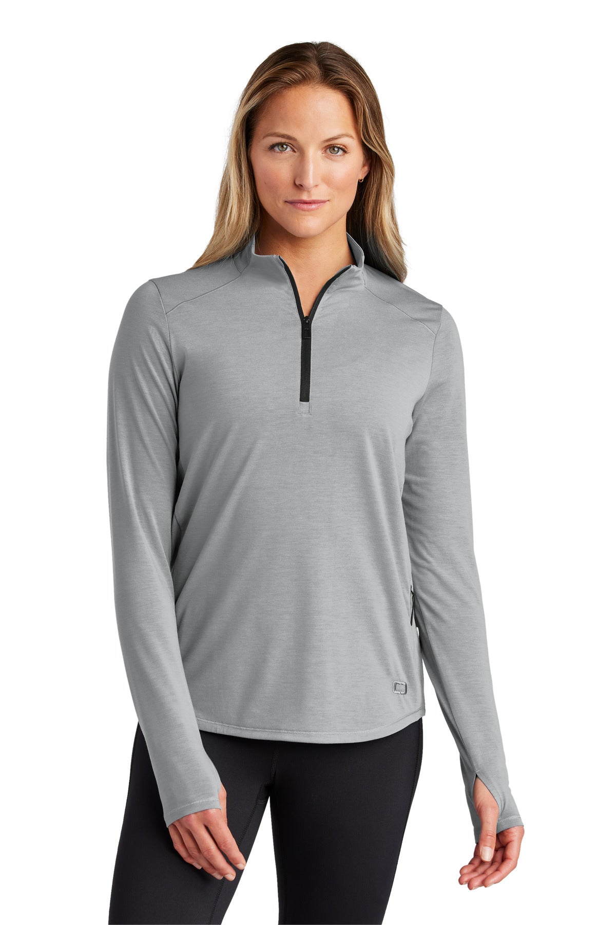 OGIO Women's Motion 1/4-Zip - Greystone
