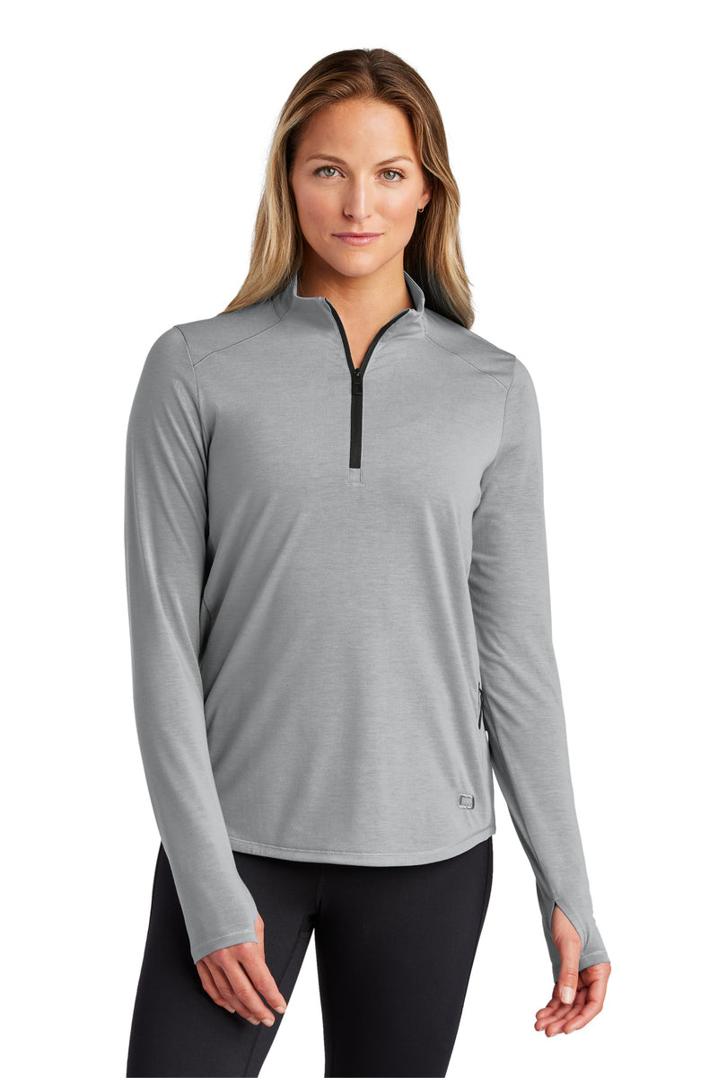 OGIO Women's Motion 1/4-Zip - Greystone