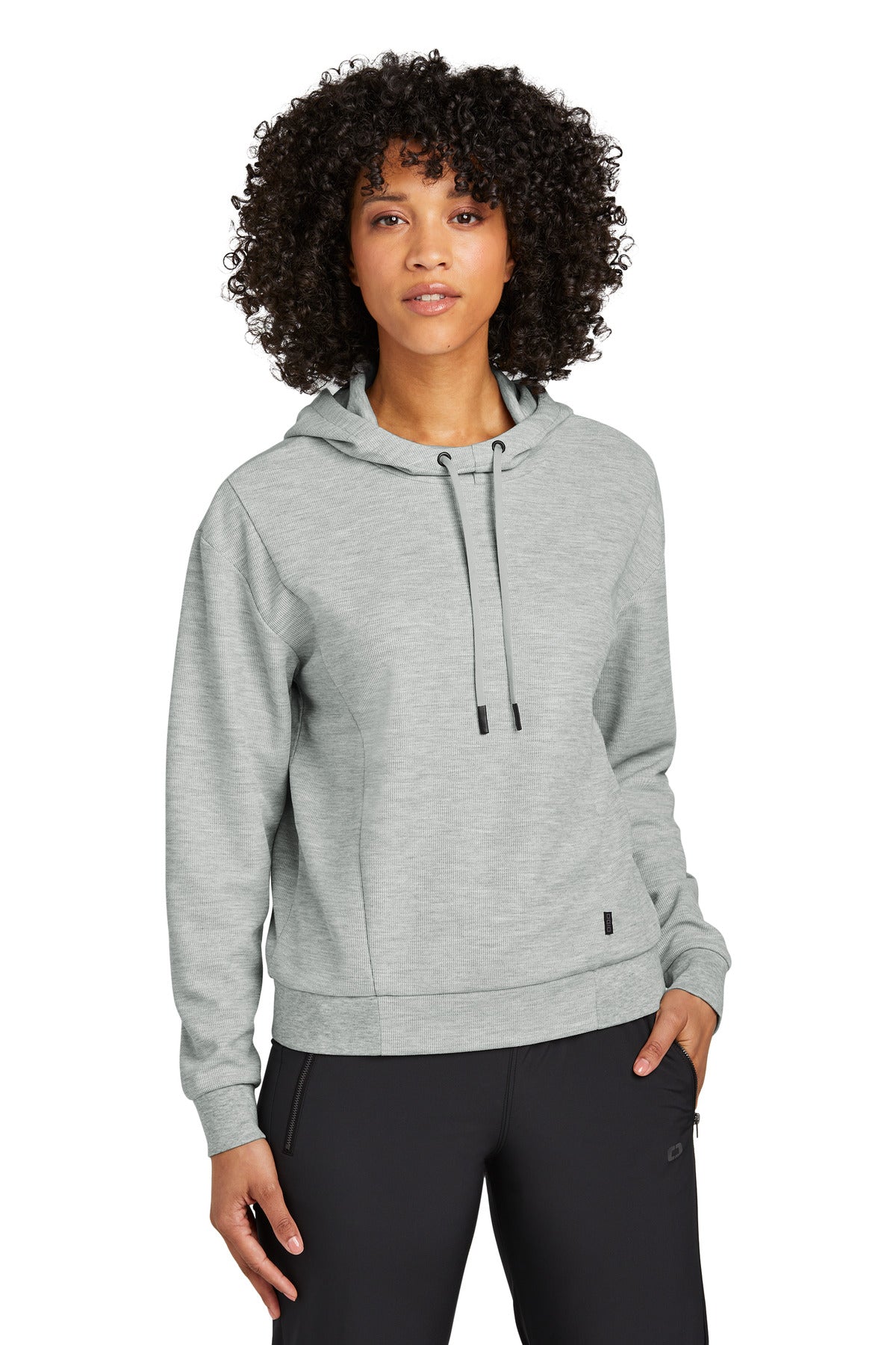 OGIO Women's Revive Hoodie - Light Heather Grey