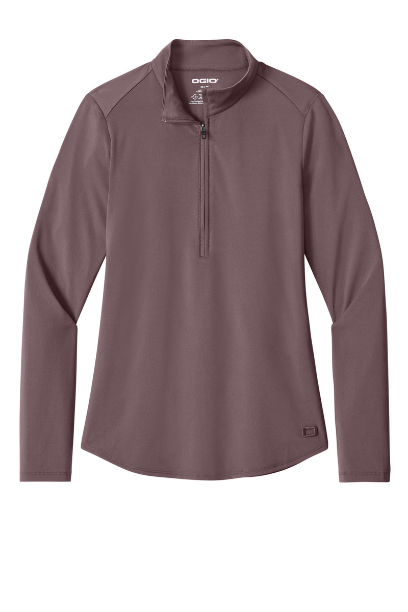 OGIO Women's Regain 1/2-Zip - Ashen Plum