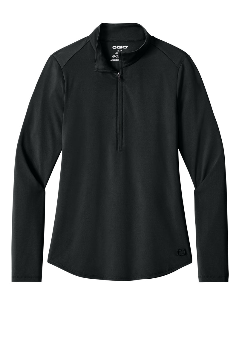 OGIO Women's Regain 1/2-Zip - Blacktop