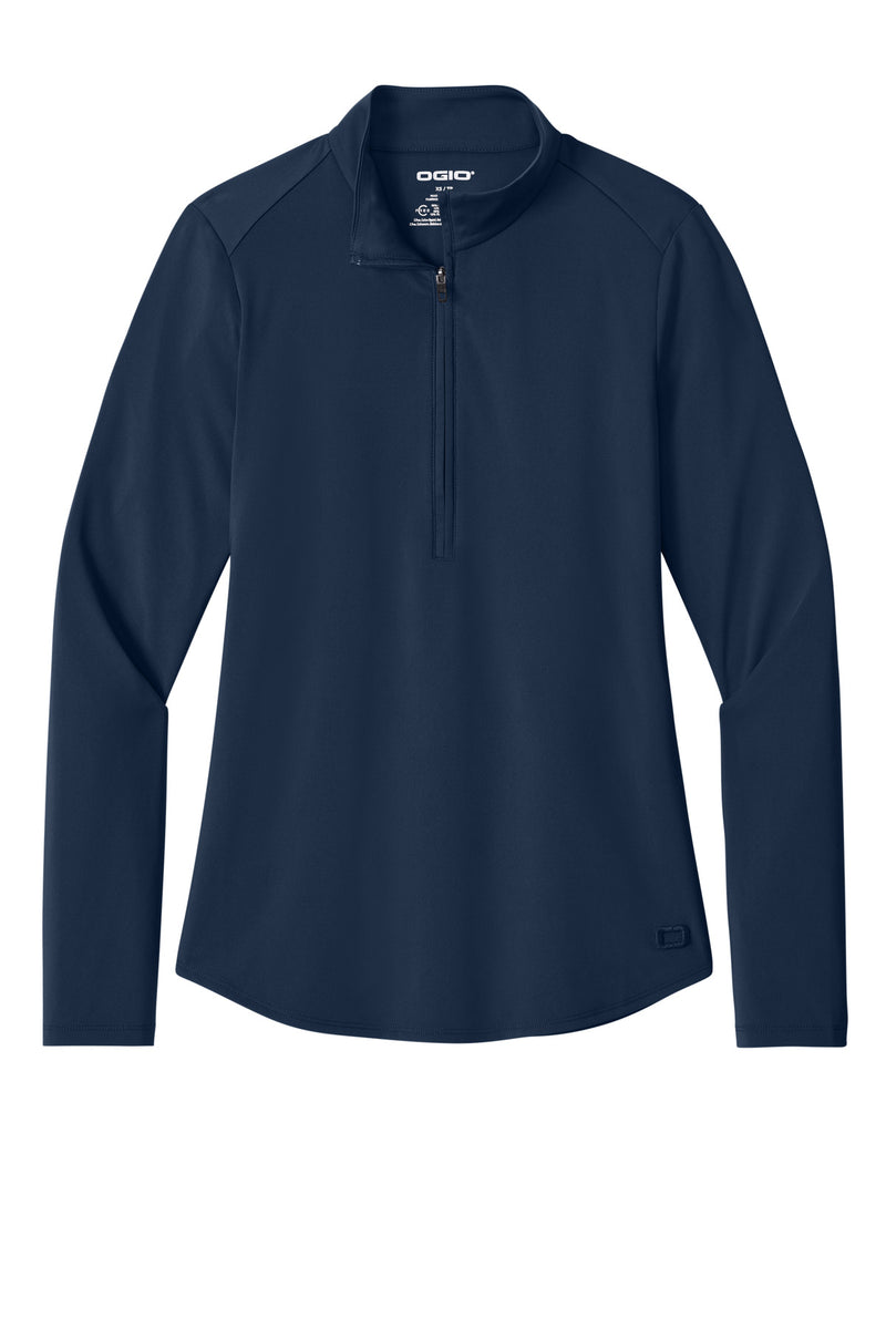 OGIO Women's Regain 1/2-Zip - River Blue Navy