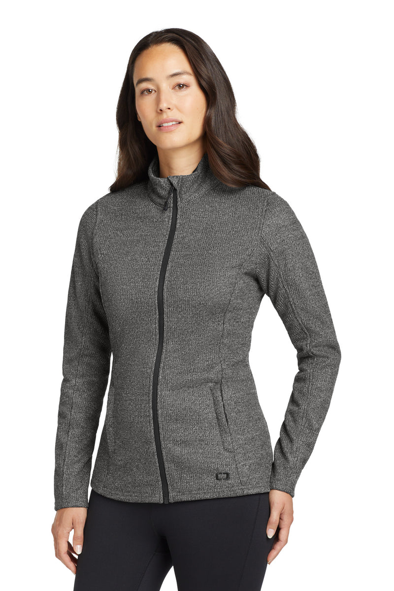 OGIO  Women's Grit Fleece Jacket - Diesel Grey Heather