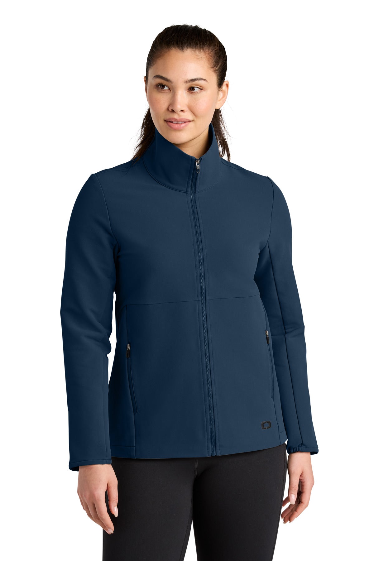 OGIO Women's Kinetic Soft Shell - River Blue Navy