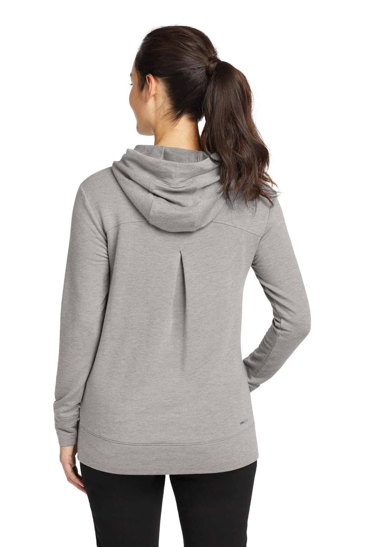 OGIO  Women's Luuma Pullover Fleece Hoodie - Petrol Grey Heather