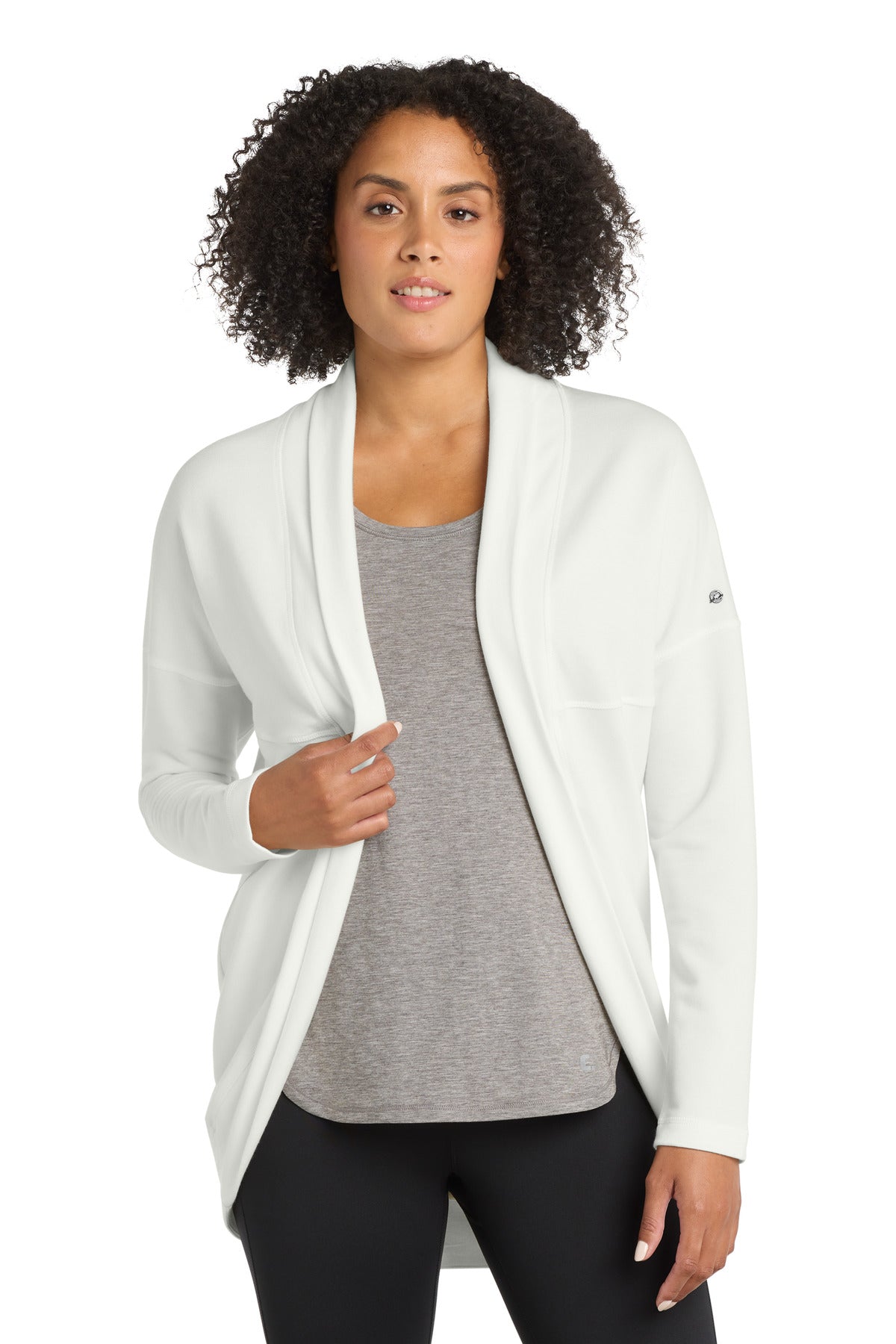OGIO Women's Luuma Cocoon Fleece - Ivory Snow
