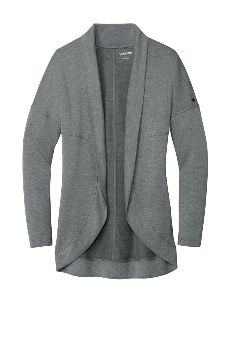 OGIO Women's Luuma Cocoon Fleece - Petrol Grey Heather