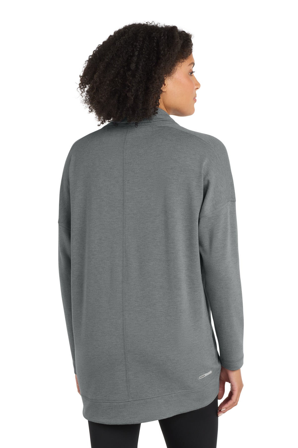 OGIO Women's Luuma Cocoon Fleece - Petrol Grey Heather