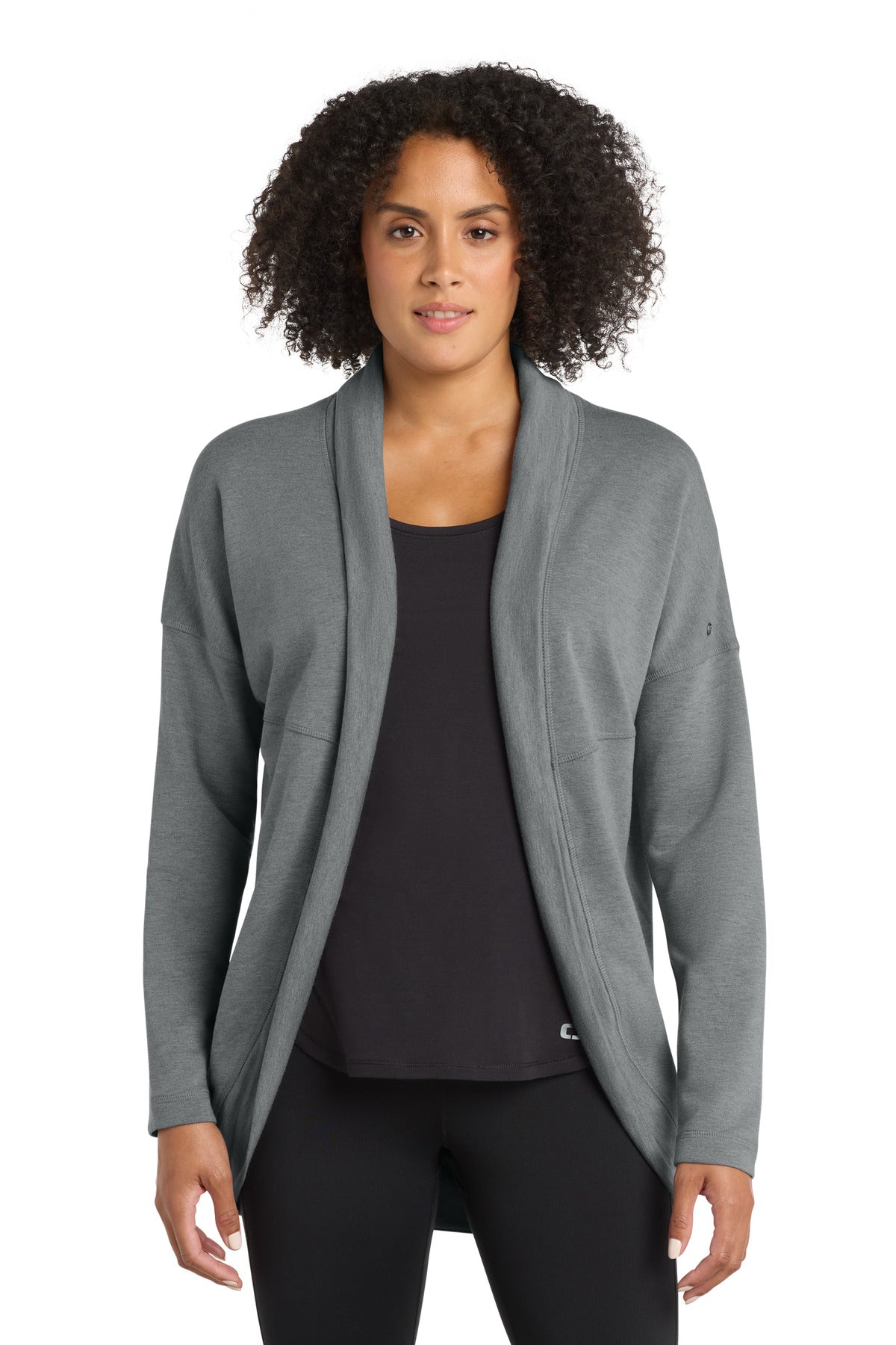 OGIO Women's Luuma Cocoon Fleece - Petrol Grey Heather