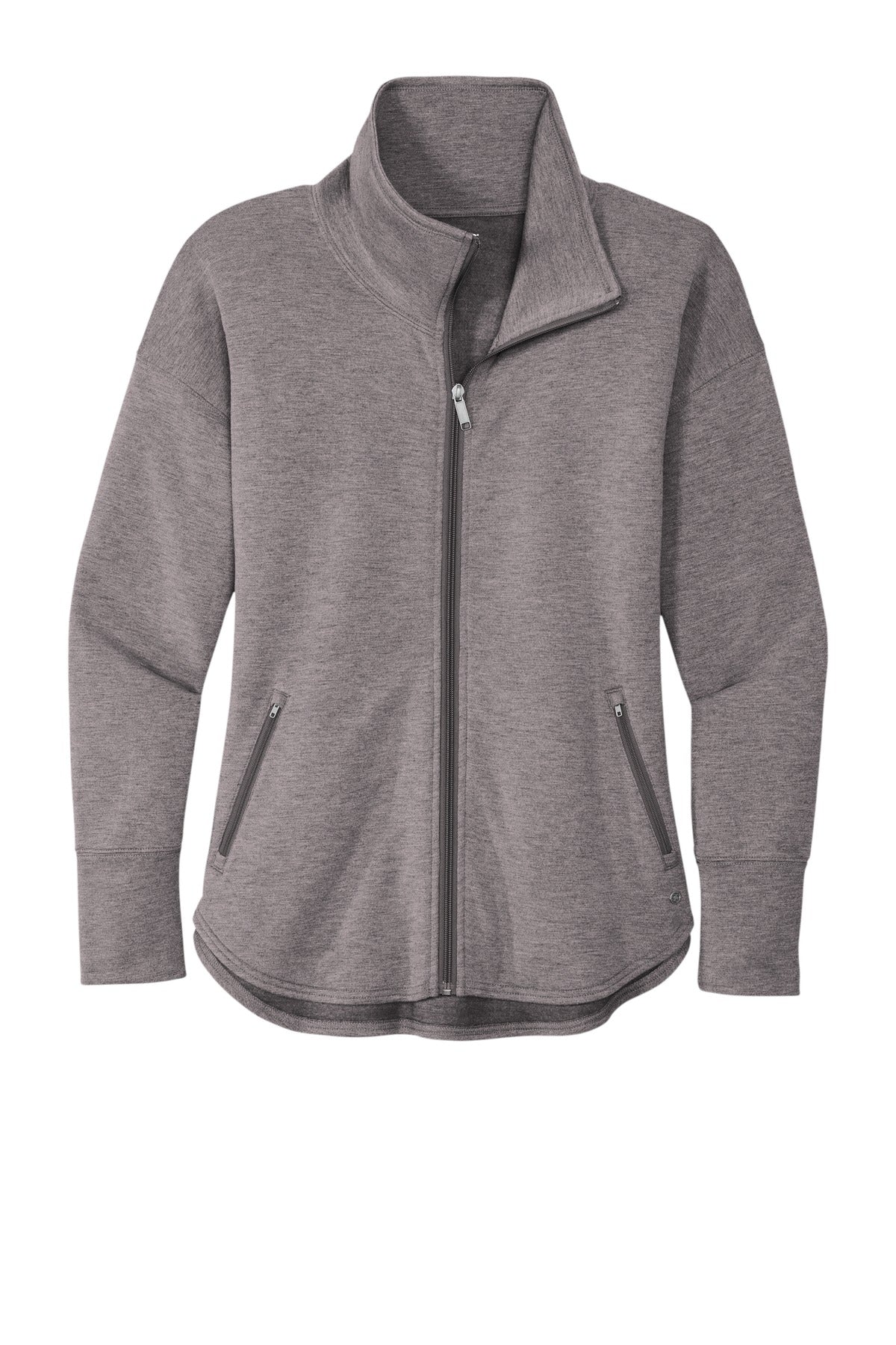 OGIO  Women's Luuma Full-Zip Fleece - Petrol Grey Heather