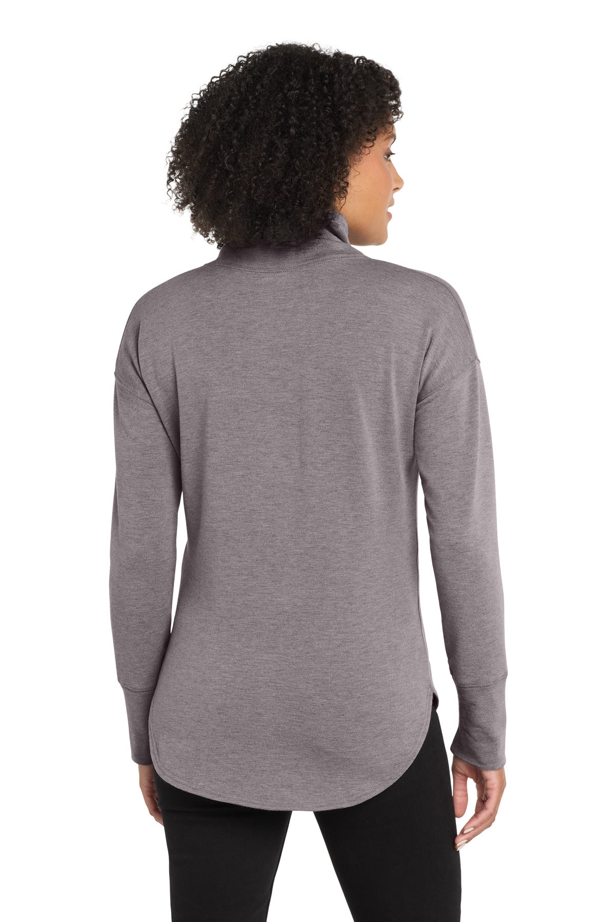 OGIO  Women's Luuma Full-Zip Fleece - Petrol Grey Heather