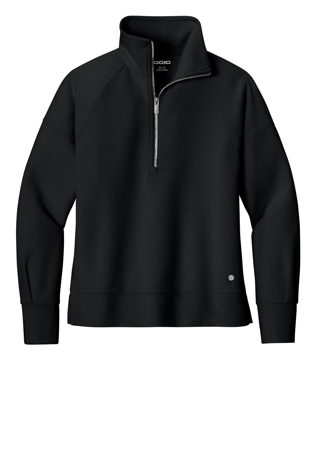 OGIO Women's Luuma 1/2-Zip - Blacktop