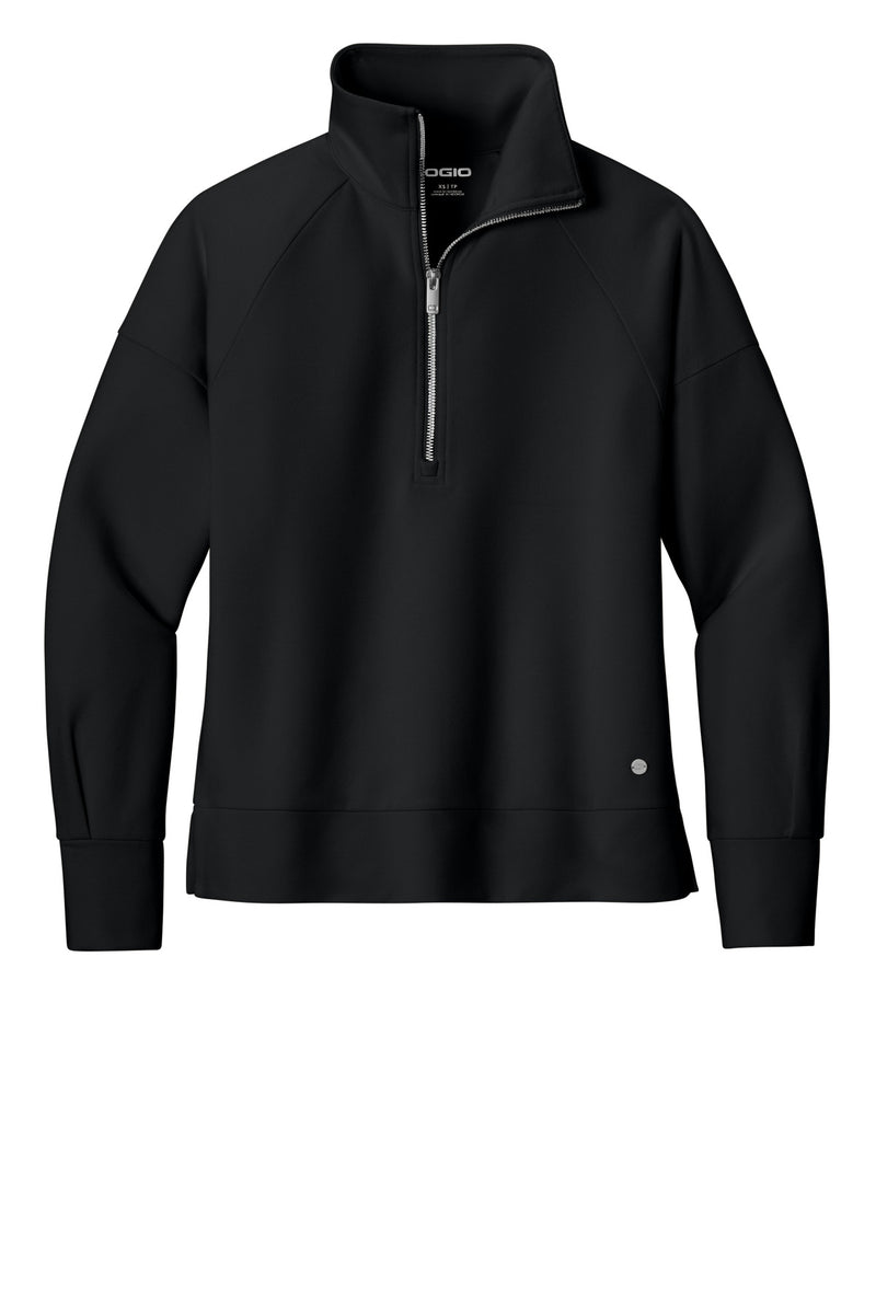 OGIO Women's Luuma 1/2-Zip - Blacktop