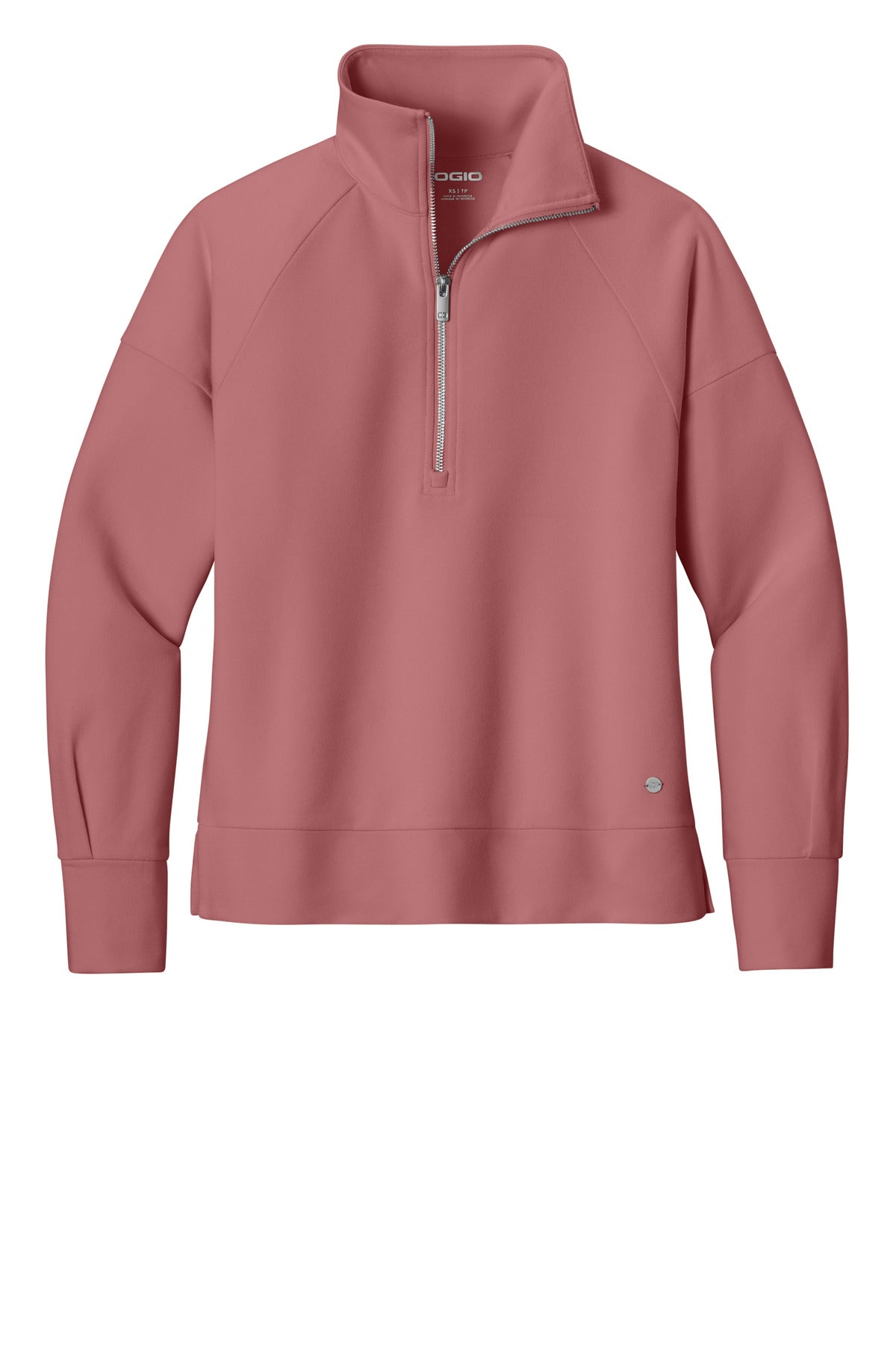 OGIO Women's Luuma 1/2-Zip - Desert Pink