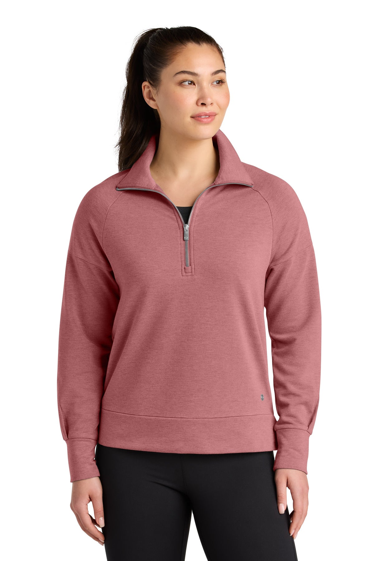OGIO Women's Luuma 1/2-Zip - Desert Pink
