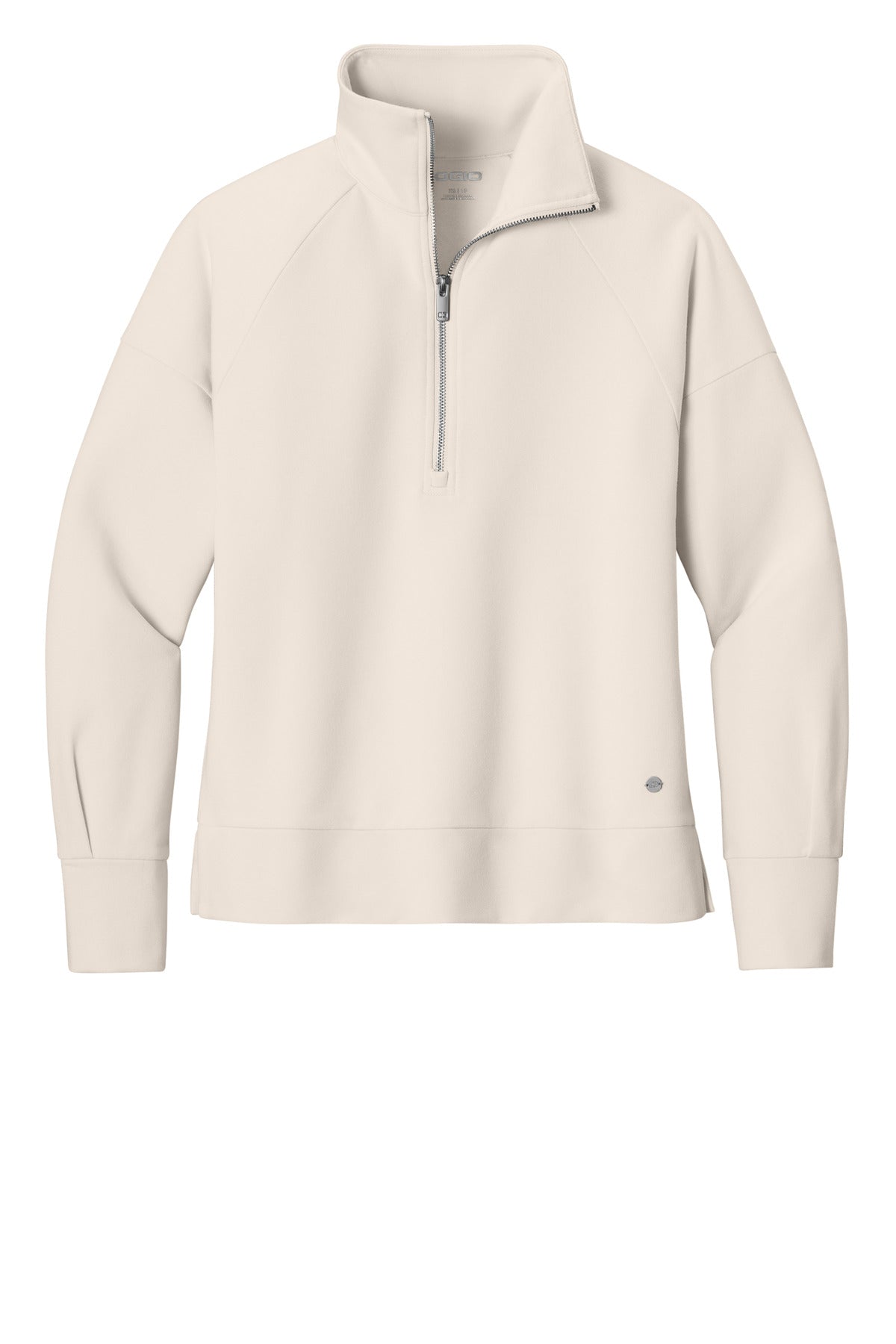 OGIO Women's Luuma 1/2-Zip - Light Suede