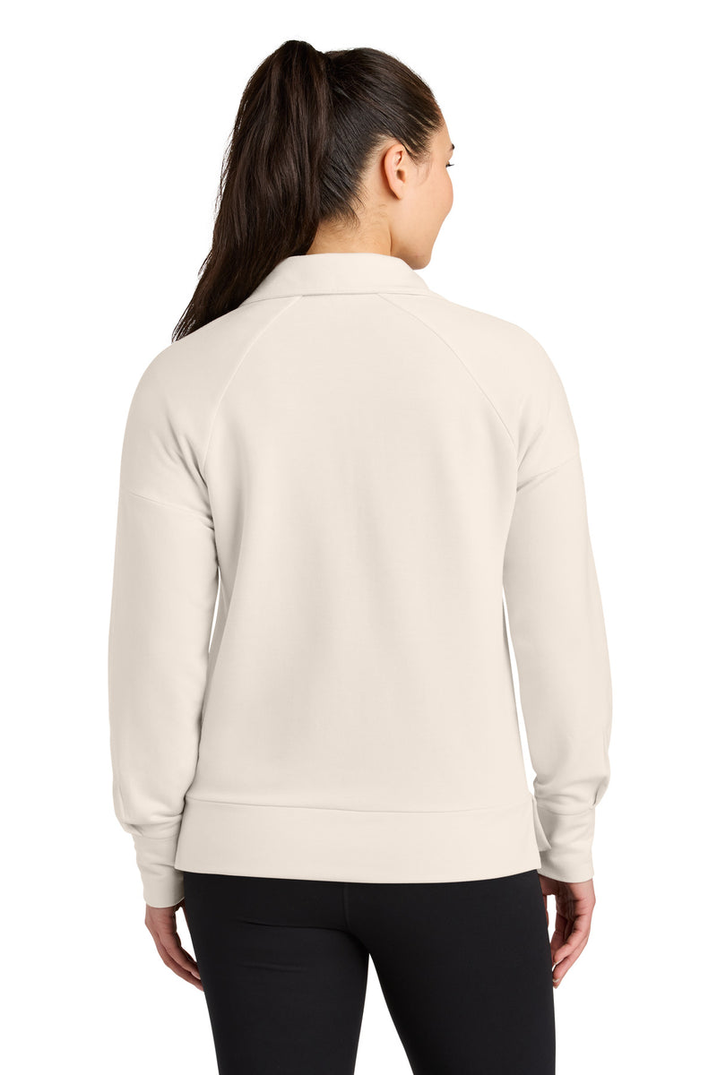 OGIO Women's Luuma 1/2-Zip - Light Suede