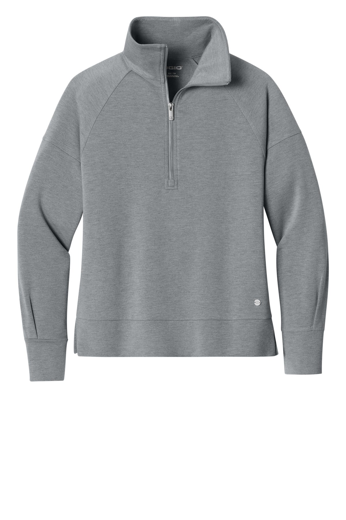 OGIO Women's Luuma 1/2-Zip - Petrol Grey Heather