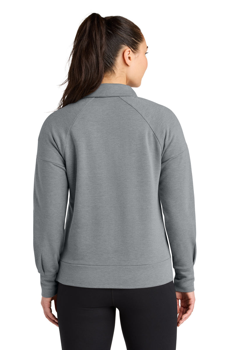 OGIO Women's Luuma 1/2-Zip - Petrol Grey Heather