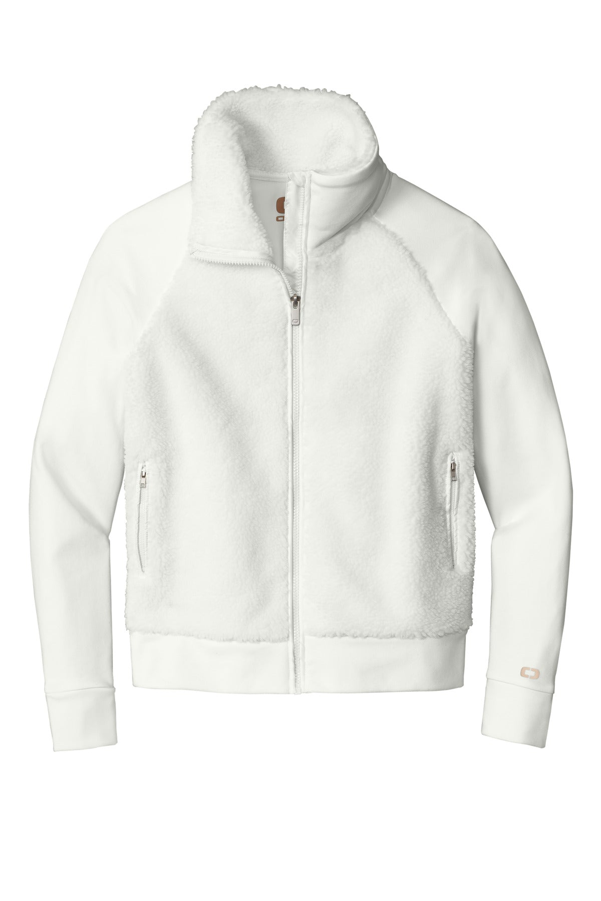 OGIO  Women's Luuma Sherpa Full-Zip - Ivory Snow