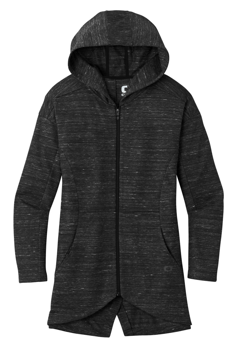 OGIO Women's Flux Full-Zip Hoodie - Blacktop Heather