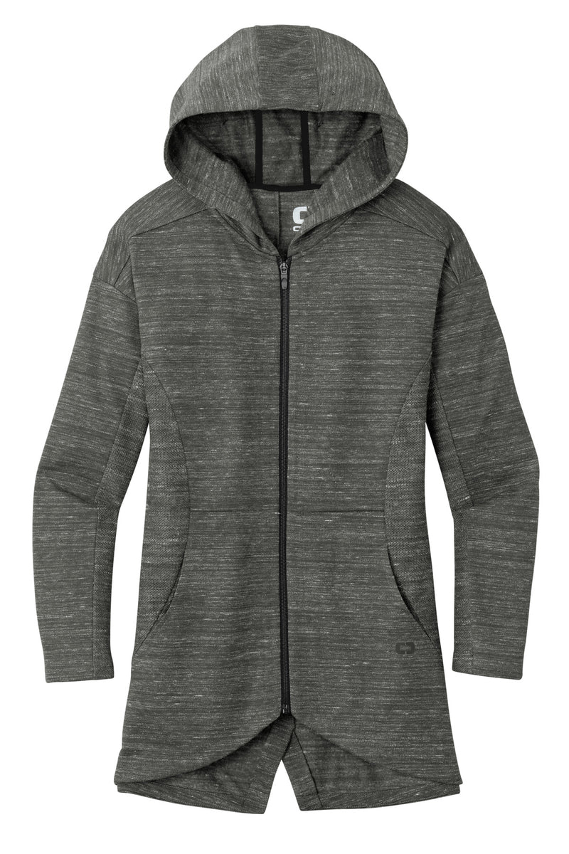 OGIO Women's Flux Full-Zip Hoodie - Tarmac Grey Heather