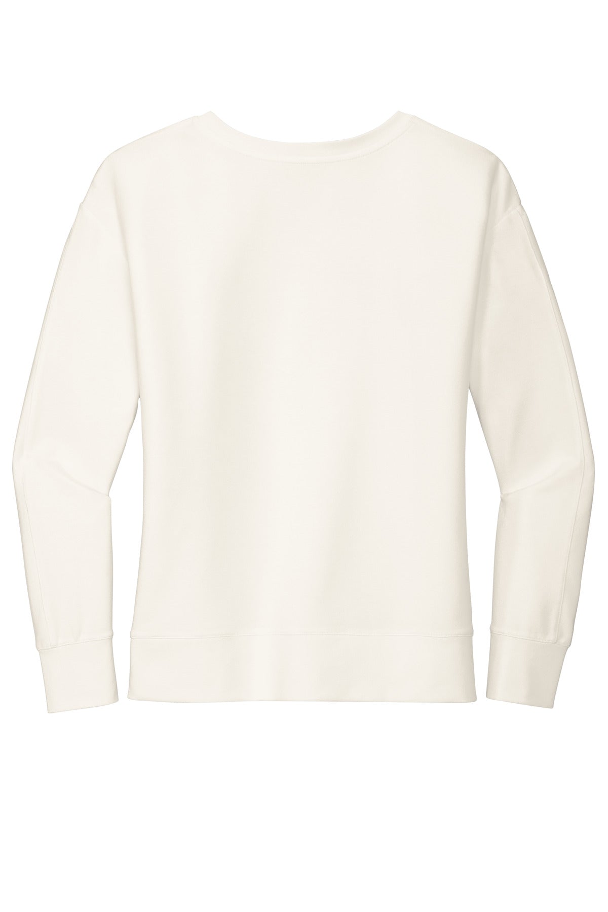 OGIO Women's Luuma Flex Long Sleeve V-Neck - Ivory Snow