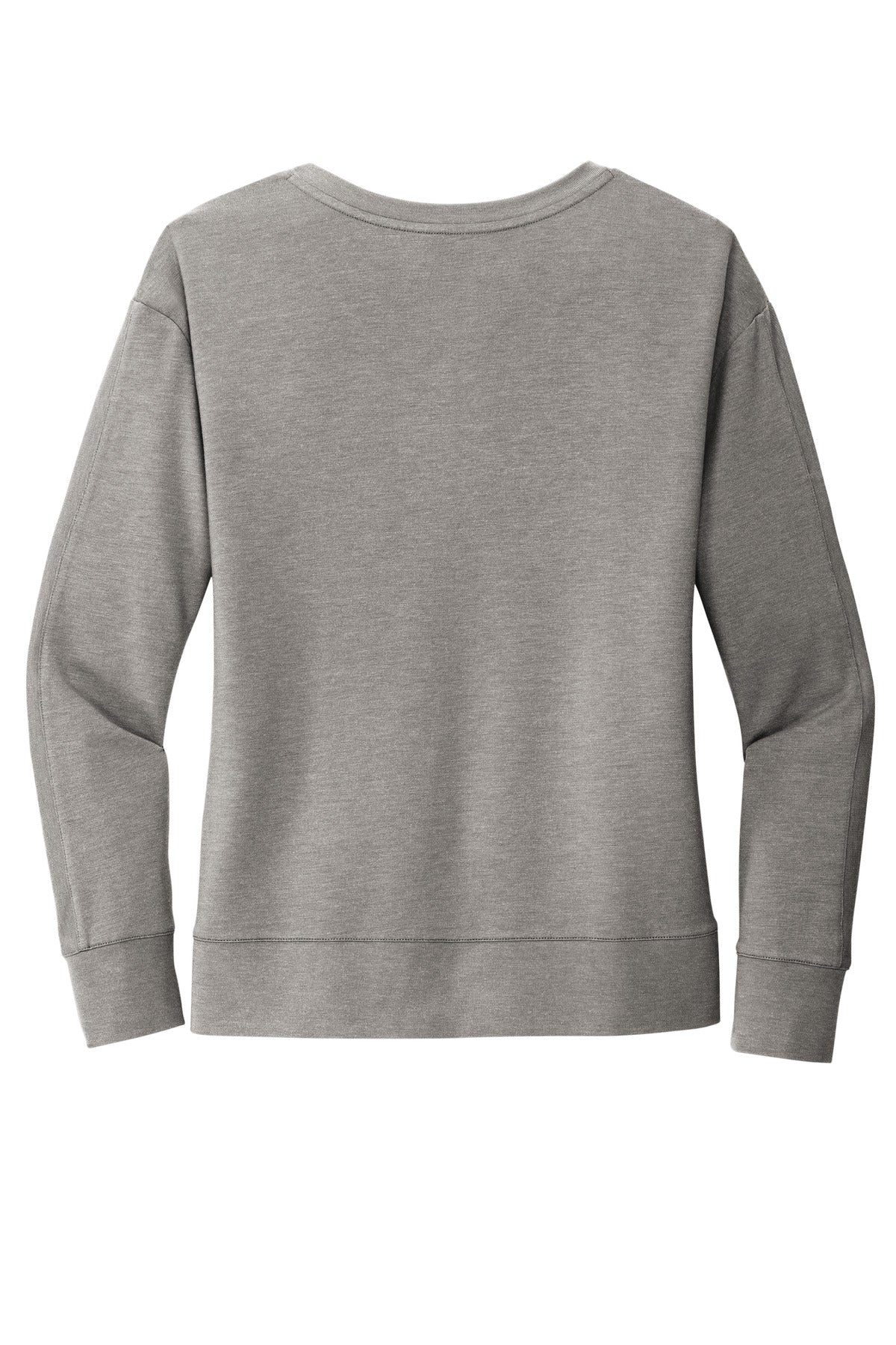 OGIO Women's Luuma Flex Long Sleeve V-Neck - Petrol Grey Heather