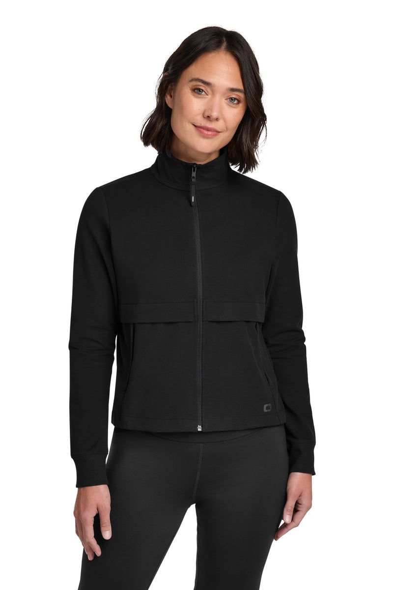 OGIO Women's Outstretch Full-Zip - Blacktop