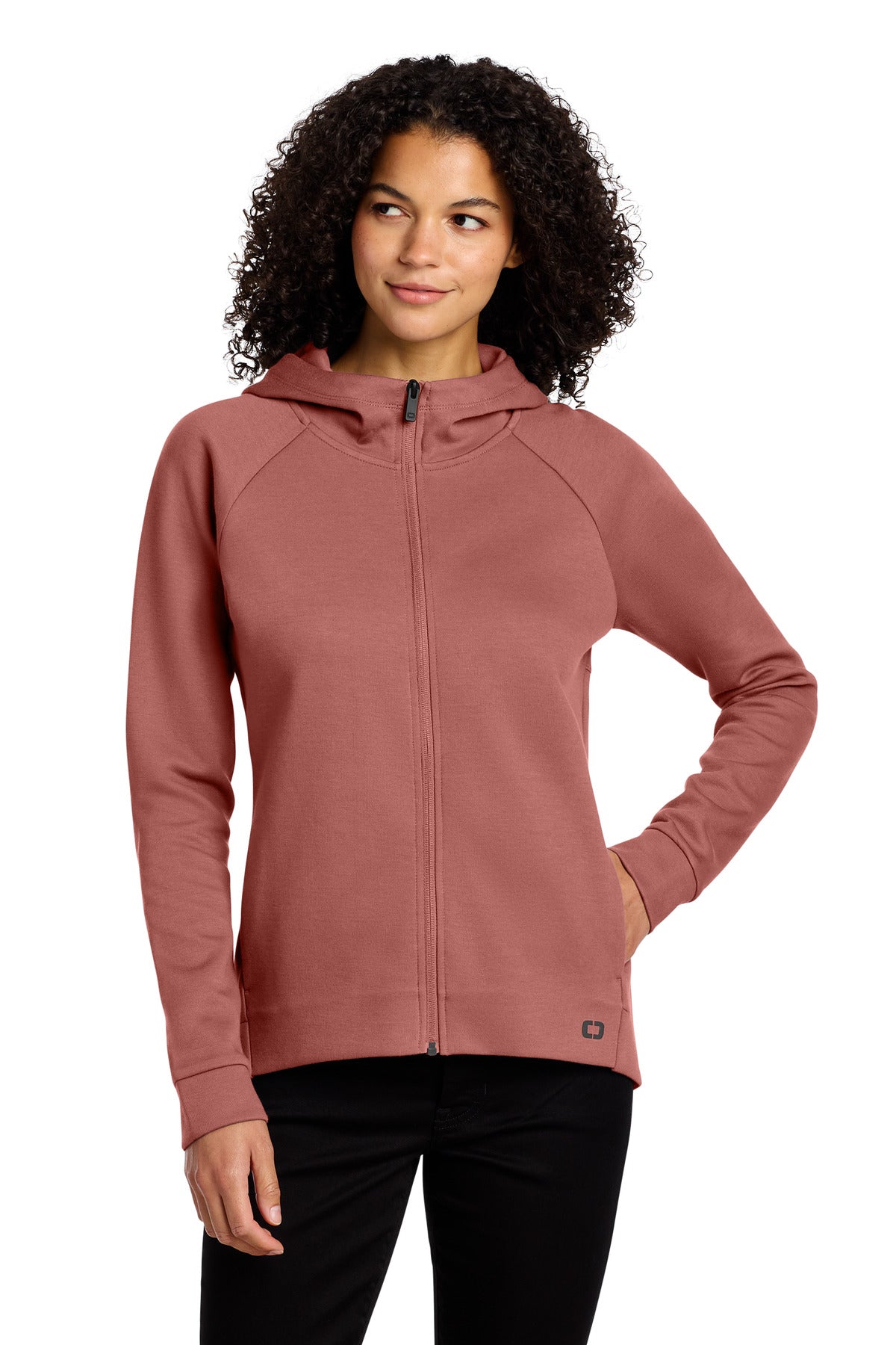 OGIO Women's Bolt Full-Zip Hoodie - Deep Rose