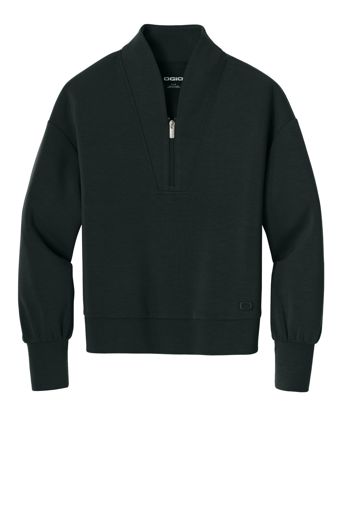 OGIO Women's Transcend 1/4-Zip - Blacktop