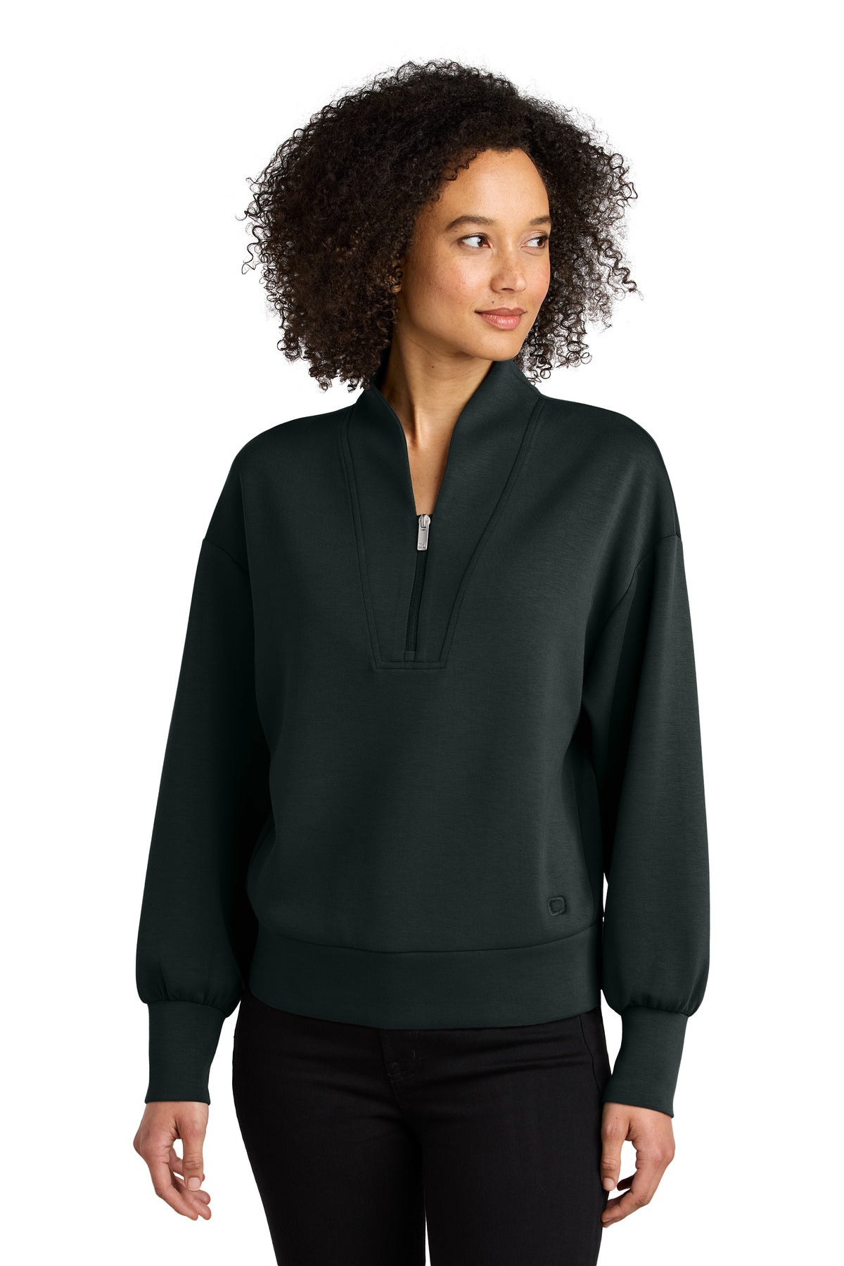 OGIO Women's Transcend 1/4-Zip - Blacktop