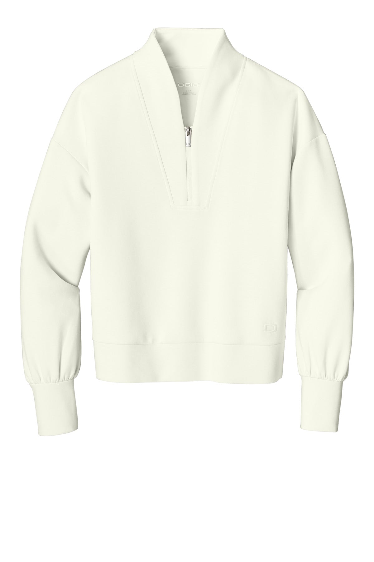 OGIO Women's Transcend 1/4-Zip - Opal White