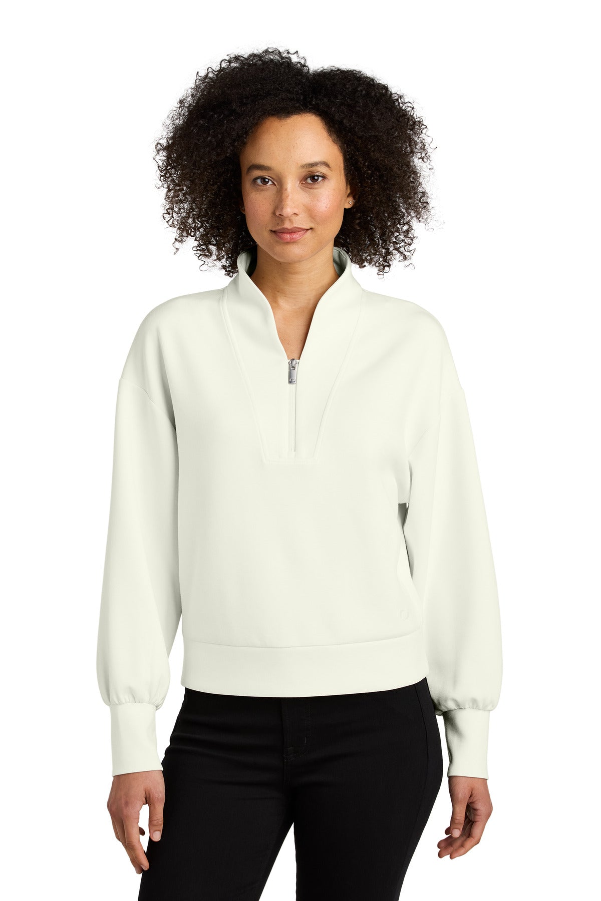 OGIO Women's Transcend 1/4-Zip - Opal White