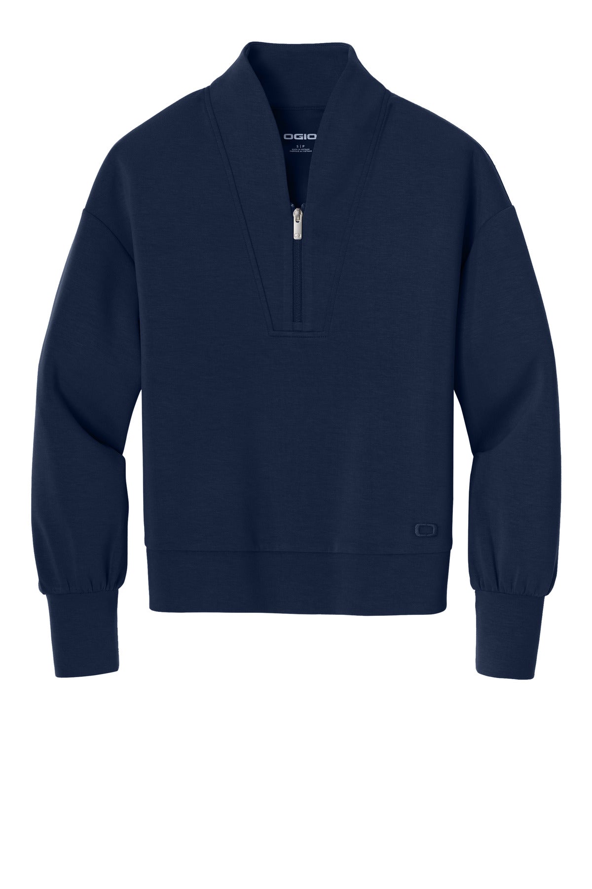 OGIO Women's Transcend 1/4-Zip - River Blue Navy