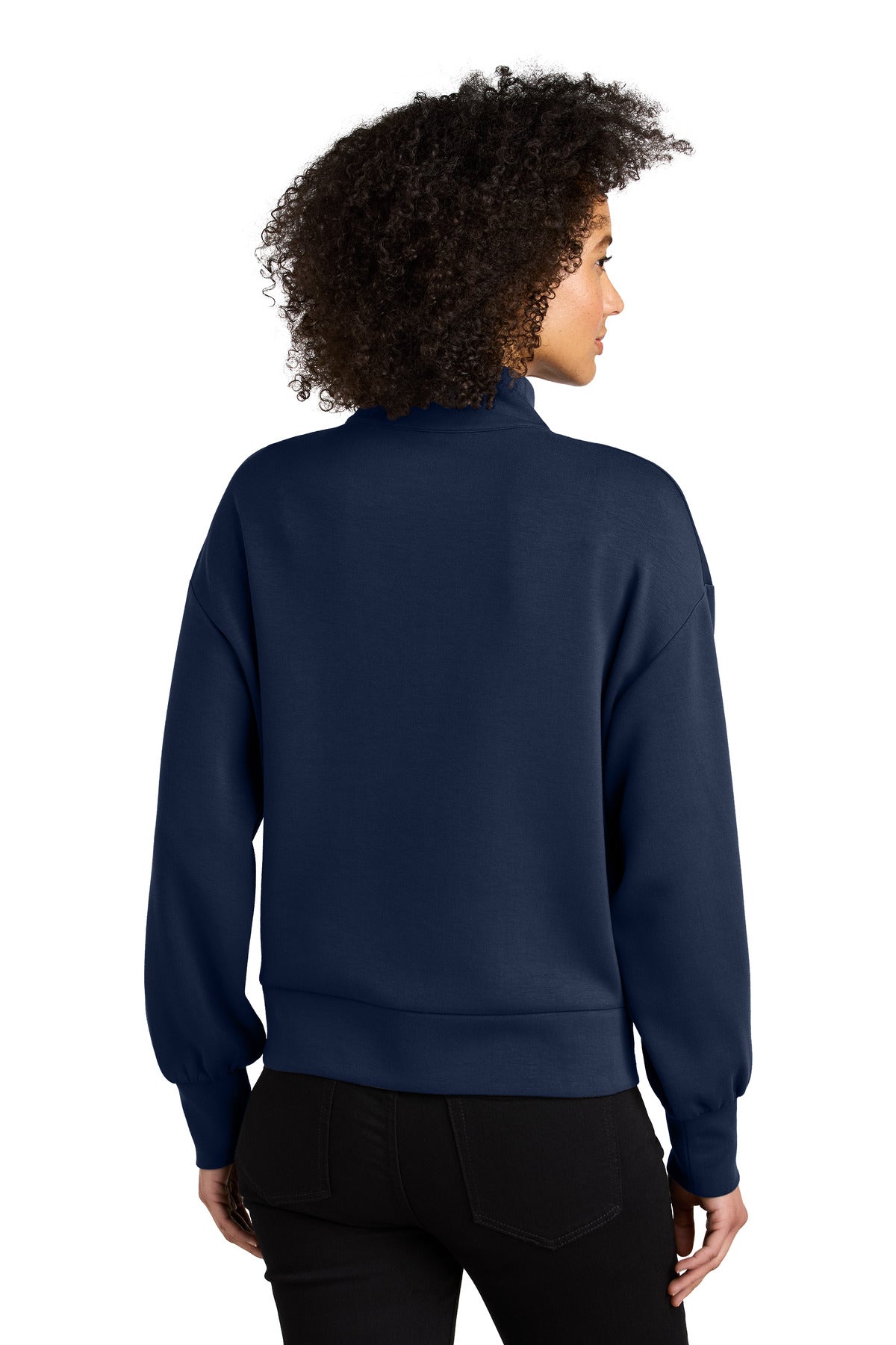 OGIO Women's Transcend 1/4-Zip - River Blue Navy