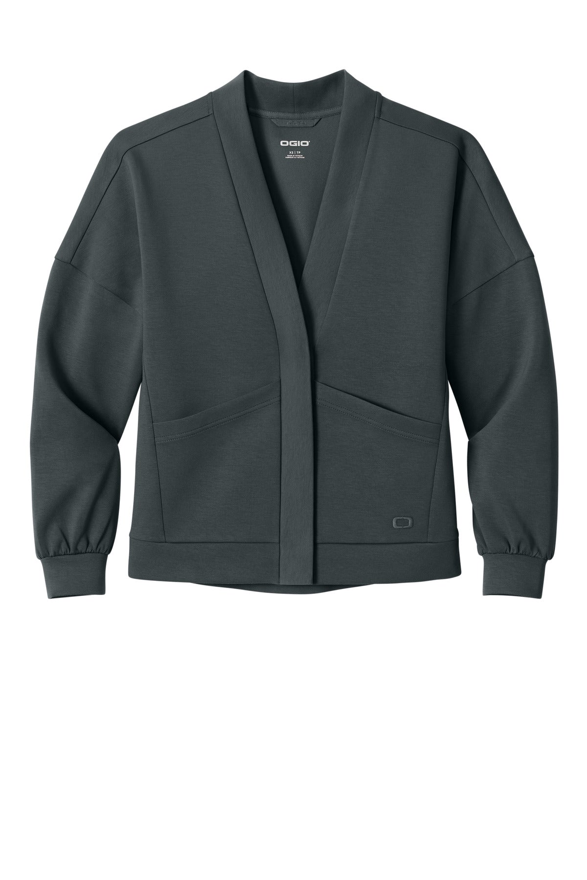 OGIO Women's Transcend Cardigan - Tarmac Grey