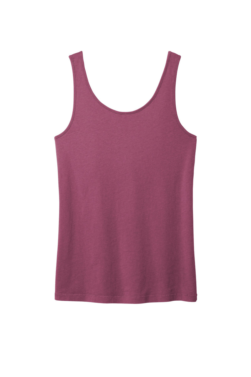 Port & Co Women's Beach Wash Garment-Dyed Tank - Vintage Raspberry