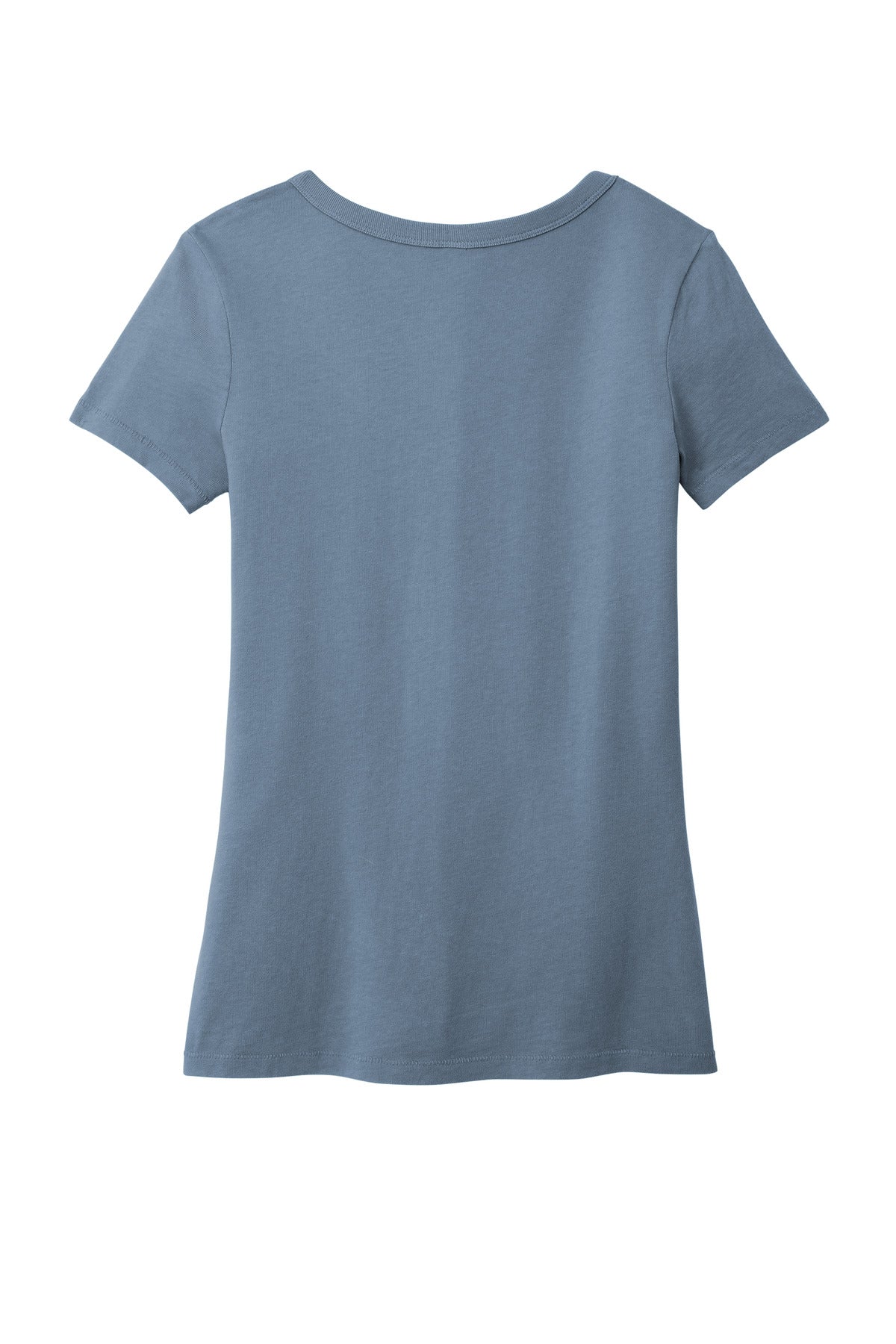 Port & Co Women's Beach Wash Garment-Dyed V-Neck Tee - Faded Denim