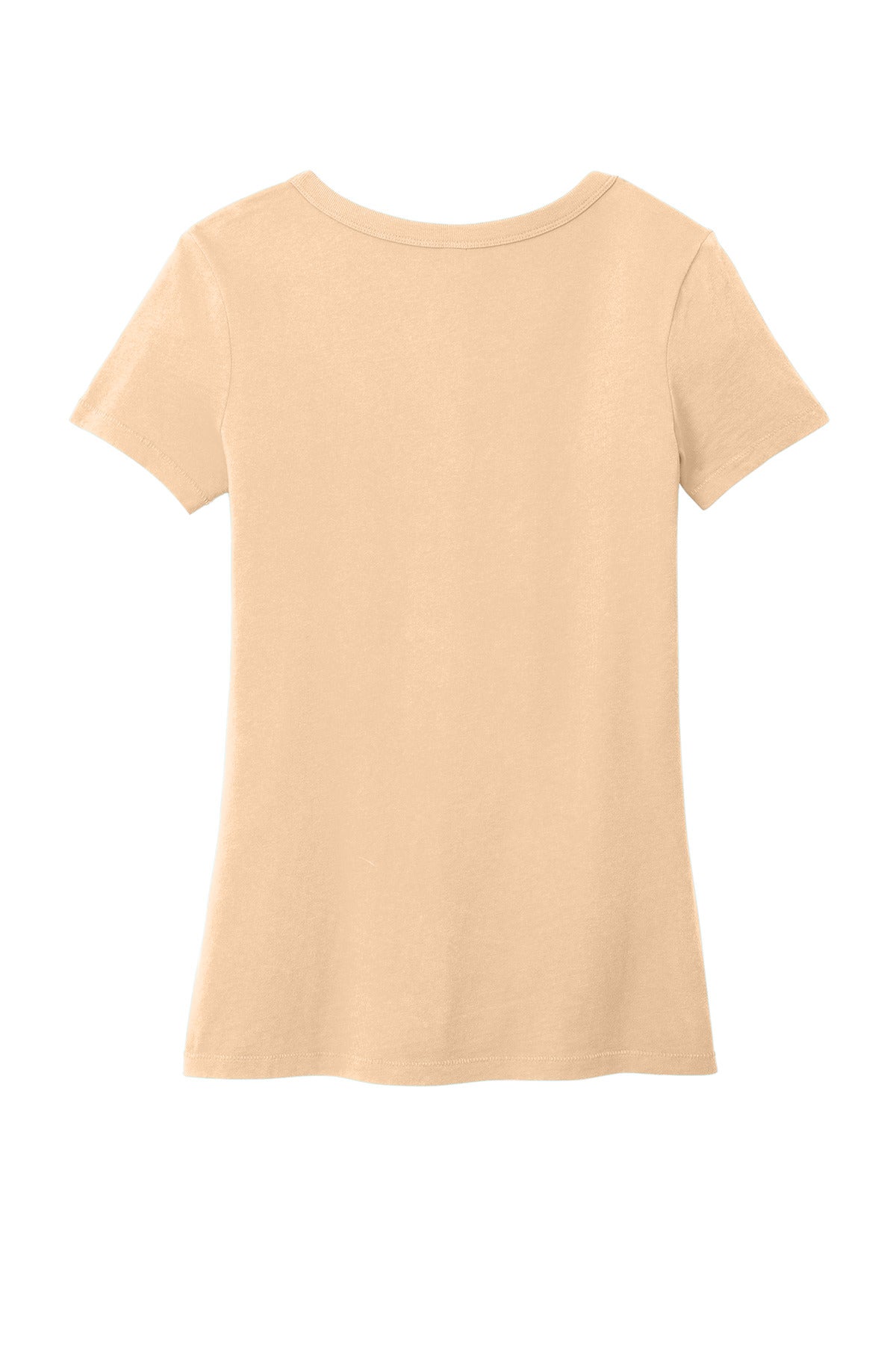 Port & Co Women's Beach Wash Garment-Dyed V-Neck Tee - Peach