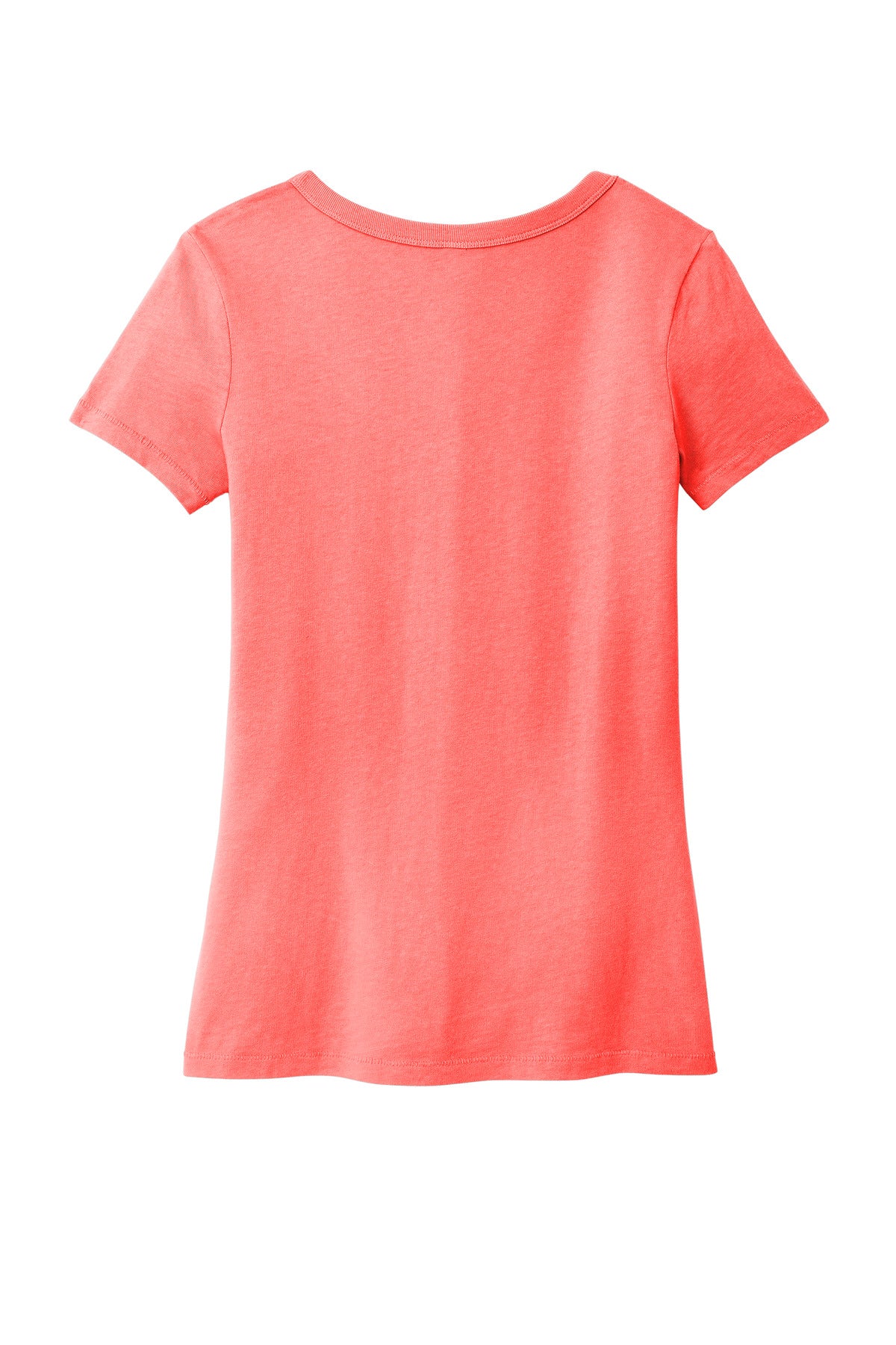 Port & Co Women's Beach Wash Garment-Dyed V-Neck Tee - Poppy