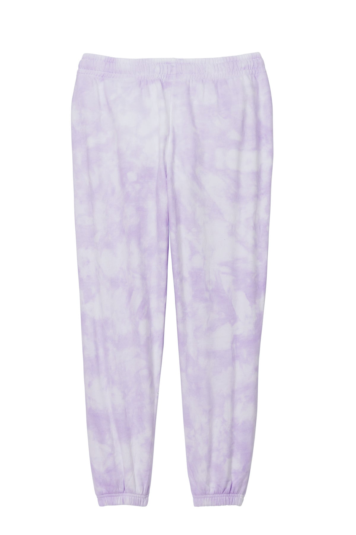Port & Co Women's Beach Wash Cloud Tie-Dye Sweatpant - Amethyst