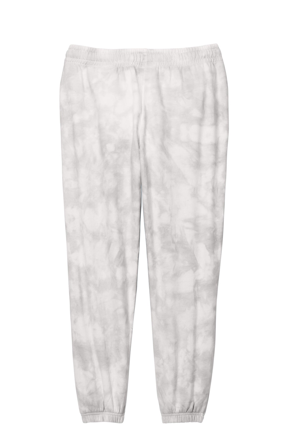 Port & Co Women's Beach Wash Cloud Tie-Dye Sweatpant - Dove Grey