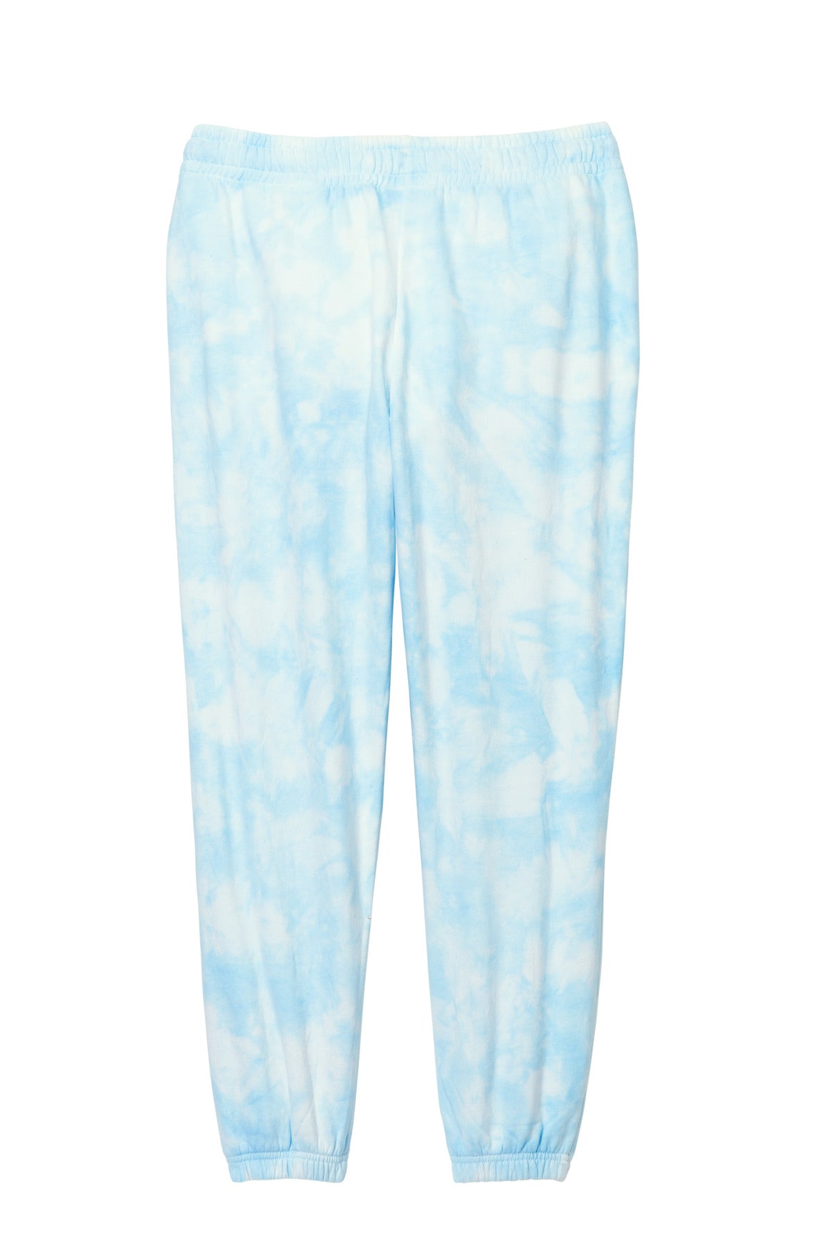Port & Co Women's Beach Wash Cloud Tie-Dye Sweatpant - Glacier