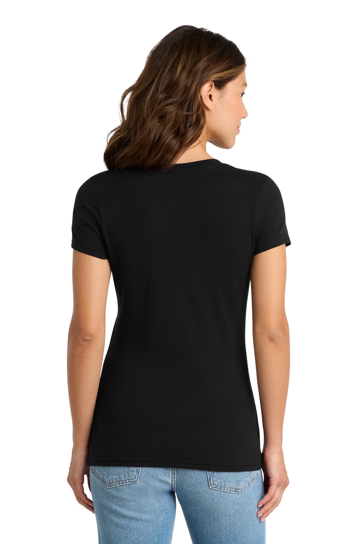 Port & Co Women's Tri-Blend V-Neck Tee - Black