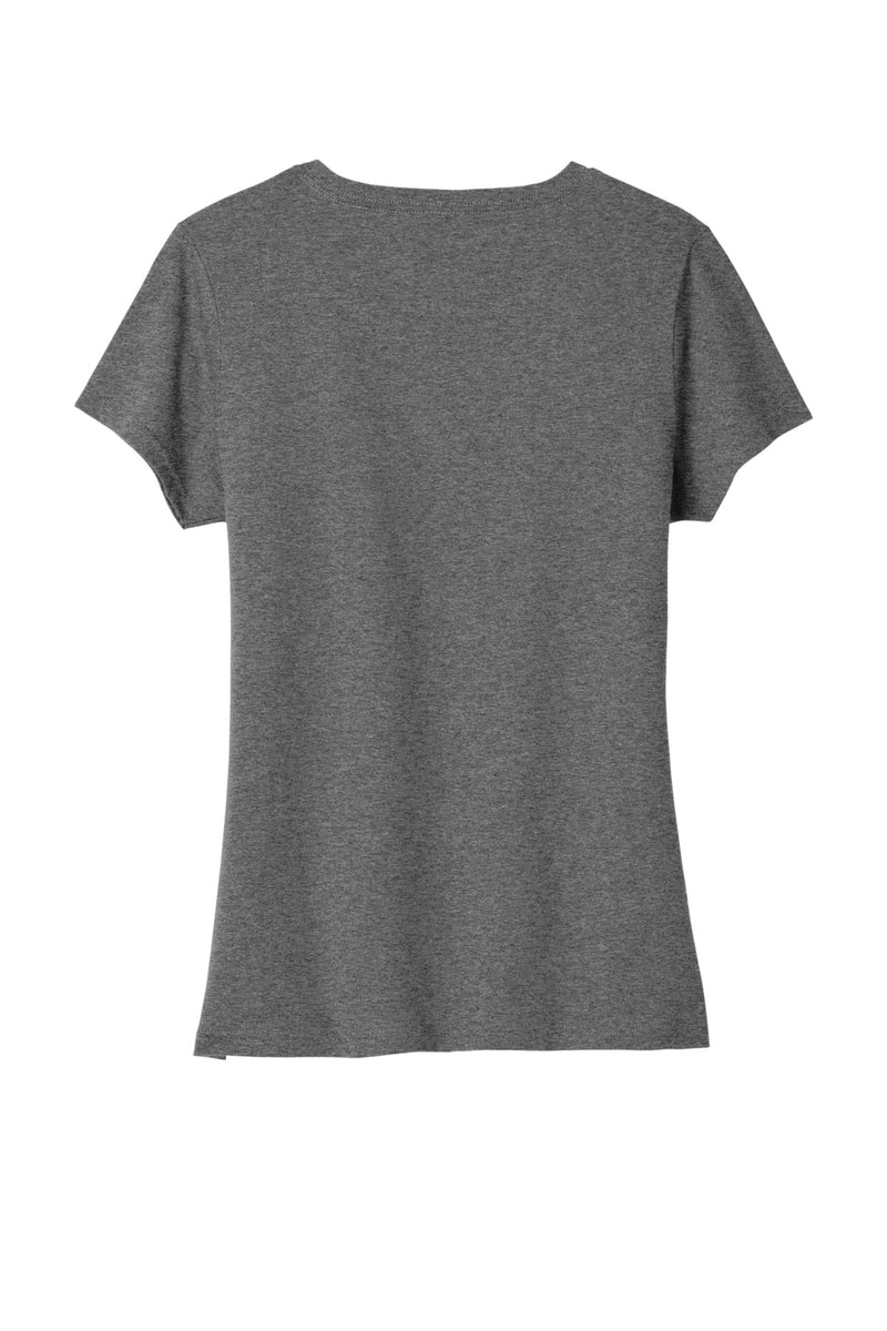 Port & Co Women's Tri-Blend V-Neck Tee - Graphite Heather