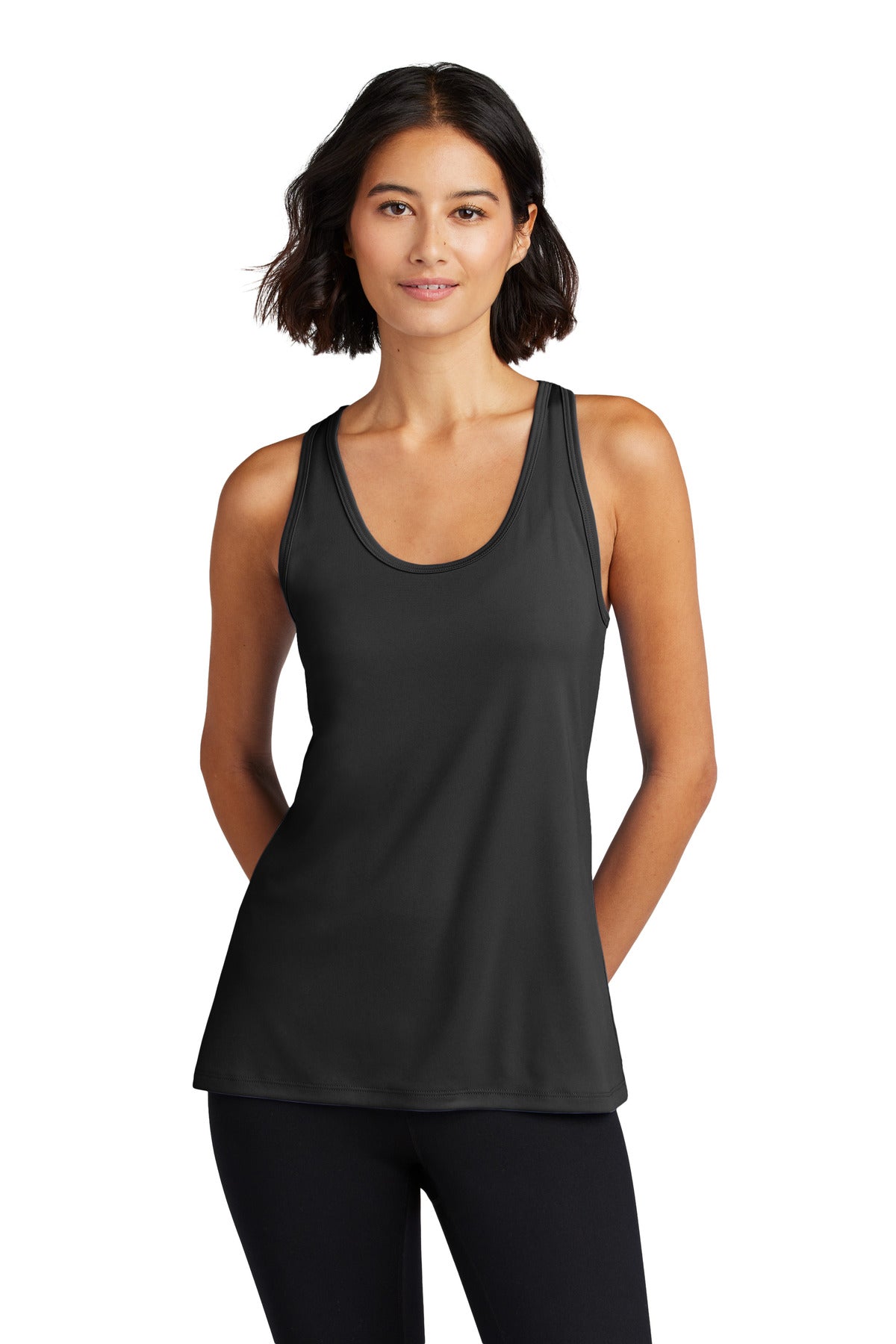 Port & Co Women's Performance Tank - Jet Black
